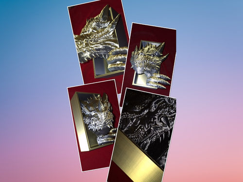 Dragon Head and Tail Bookend